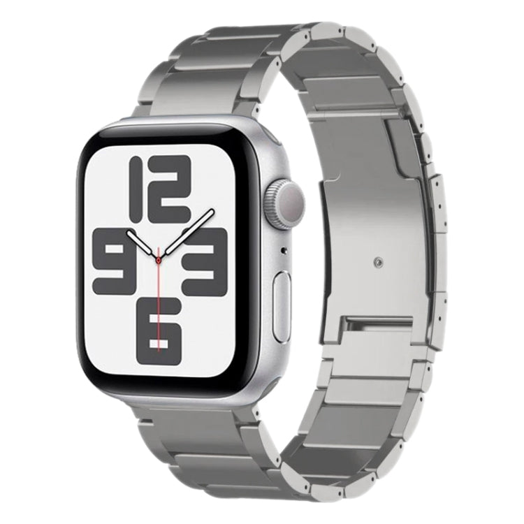 Titanium Metal Watch Band, For Apple Watch Series 10 46mm, For Apple Watch Series 10 42mm, For Apple Watch SE 2023 44mm, For Apple Watch SE 2023 40mm, For Apple Watch Ultra 2 49mm, For Apple Watch Series 9 45mm, For Apple Watch Series 9 41mm           ...