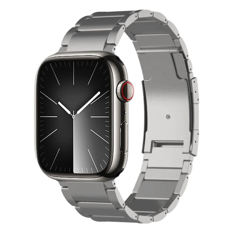 Titanium Metal Watch Band, For Apple Watch Series 10 46mm, For Apple Watch Series 10 42mm, For Apple Watch SE 2023 44mm, For Apple Watch SE 2023 40mm, For Apple Watch Ultra 2 49mm, For Apple Watch Series 9 45mm, For Apple Watch Series 9 41mm           ...