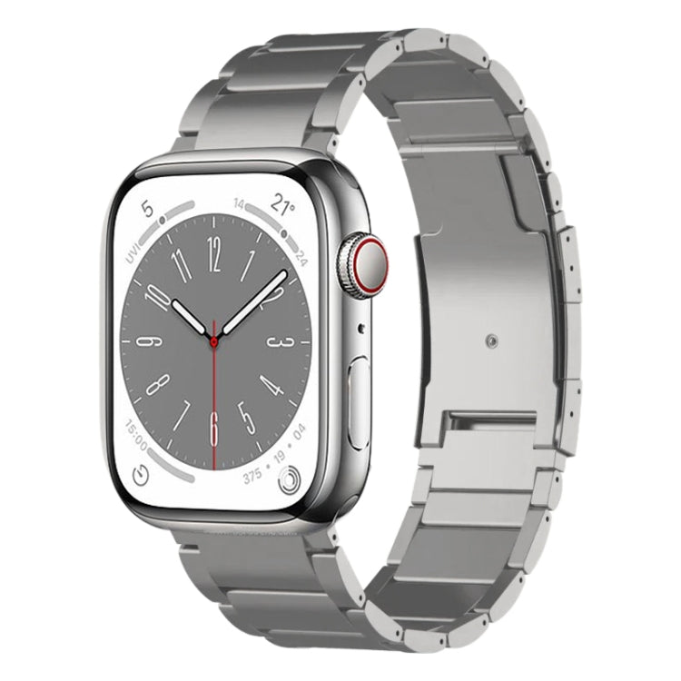 Titanium Metal Watch Band, For Apple Watch Series 10 46mm, For Apple Watch Series 10 42mm, For Apple Watch SE 2023 44mm, For Apple Watch SE 2023 40mm, For Apple Watch Ultra 2 49mm, For Apple Watch Series 9 45mm, For Apple Watch Series 9 41mm           ...