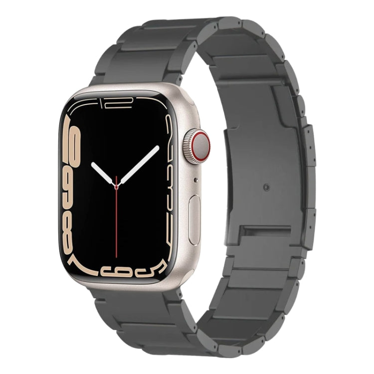 Titanium Metal Watch Band, For Apple Watch Series 7 41mm, For Apple Watch Series 7 45mm, For Apple Watch SE 40mm, For Apple Watch SE 44mm, For Apple Watch Series 6 40mm, For Apple Watch Series 6 44mm, For Apple Watch Series 5 44mm                      ...