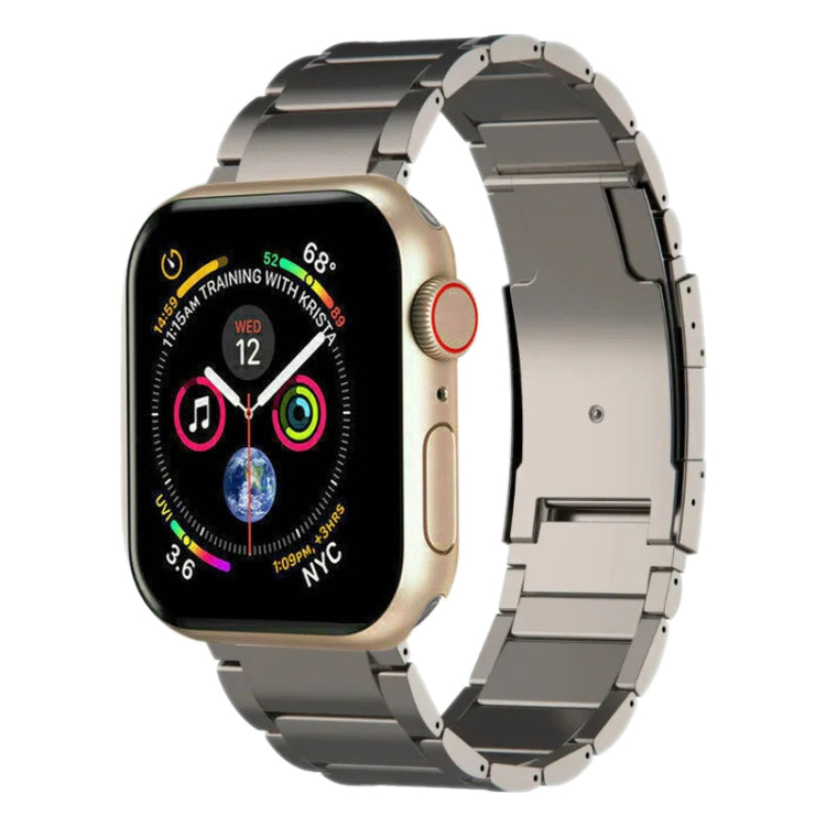 Titanium Metal Watch Band, For Apple Watch Series 7 41mm, For Apple Watch Series 7 45mm, For Apple Watch SE 40mm, For Apple Watch SE 44mm, For Apple Watch Series 6 40mm, For Apple Watch Series 6 44mm, For Apple Watch Series 5 44mm                      ...
