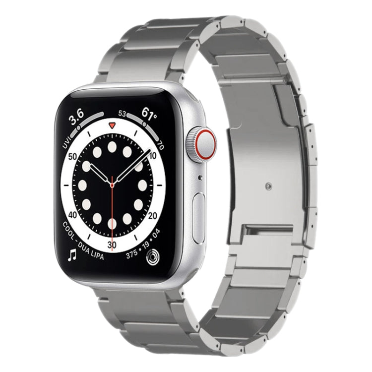 Titanium Metal Watch Band, For Apple Watch Series 7 41mm, For Apple Watch Series 7 45mm, For Apple Watch SE 40mm, For Apple Watch SE 44mm, For Apple Watch Series 6 40mm, For Apple Watch Series 6 44mm, For Apple Watch Series 5 44mm                      ...