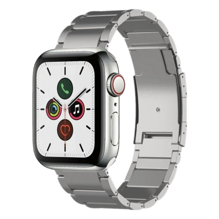 Titanium Metal Watch Band, For Apple Watch Series 7 41mm, For Apple Watch Series 7 45mm, For Apple Watch SE 40mm, For Apple Watch SE 44mm, For Apple Watch Series 6 40mm, For Apple Watch Series 6 44mm, For Apple Watch Series 5 44mm                      ...