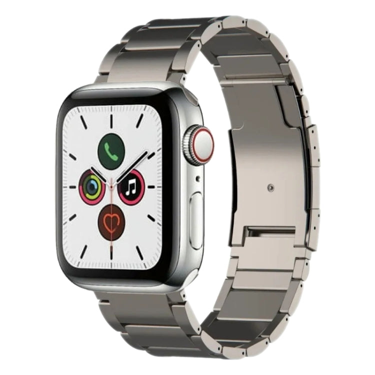 Titanium Metal Watch Band, For Apple Watch Series 7 41mm, For Apple Watch Series 7 45mm, For Apple Watch SE 40mm, For Apple Watch SE 44mm, For Apple Watch Series 6 40mm, For Apple Watch Series 6 44mm, For Apple Watch Series 5 44mm                      ...