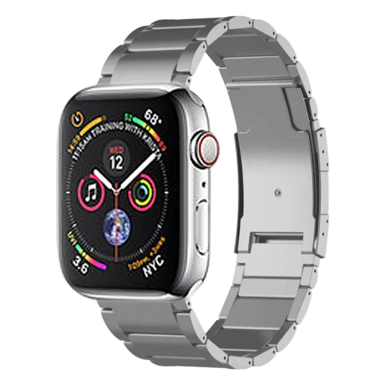 Titanium Metal Watch Band, For Apple Watch Series 7 41mm, For Apple Watch Series 7 45mm, For Apple Watch SE 40mm, For Apple Watch SE 44mm, For Apple Watch Series 6 40mm, For Apple Watch Series 6 44mm, For Apple Watch Series 5 44mm                      ...