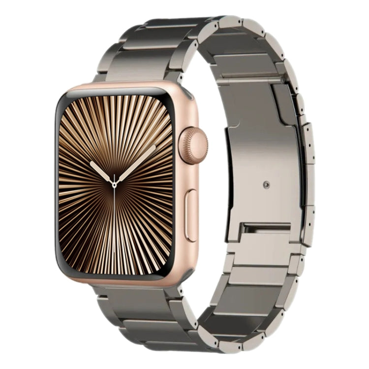 Titanium Metal Watch Band, For Apple Watch Series 10 46mm, For Apple Watch Series 10 42mm, For Apple Watch SE 2023 44mm, For Apple Watch SE 2023 40mm, For Apple Watch Ultra 2 49mm, For Apple Watch Series 9 45mm, For Apple Watch Series 9 41mm           ...