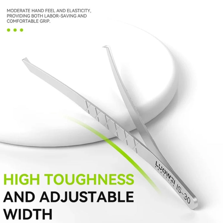 LUOWEI IS-30 Anti-slip Motherboard Layered Tweezers, IS-30