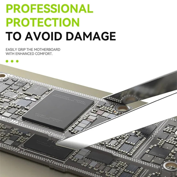 LUOWEI IS-30 Anti-slip Motherboard Layered Tweezers, IS-30