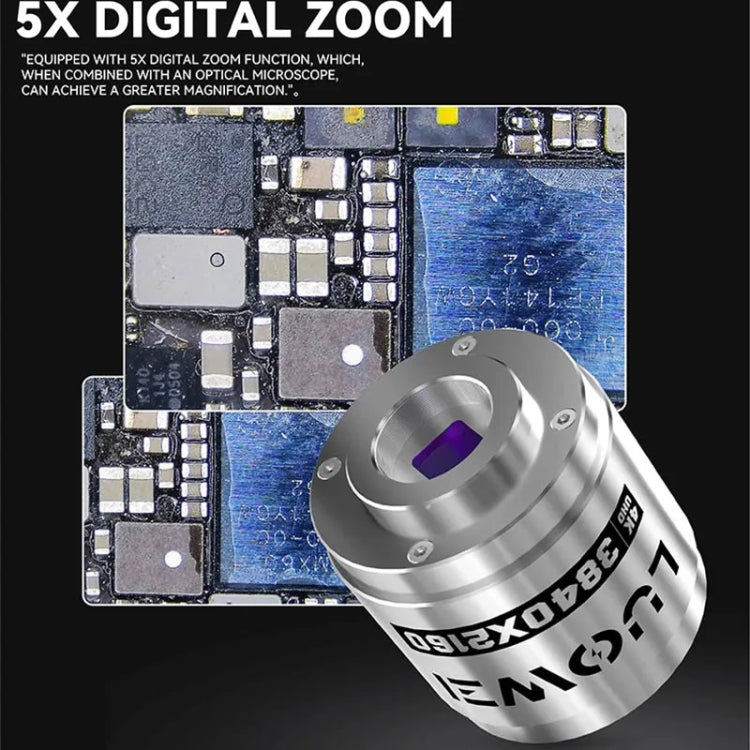 Luowei LW-GK40 UHD 4K Microscope Camera with 5X Digital Zoom / Custom Storage, LW-GK40