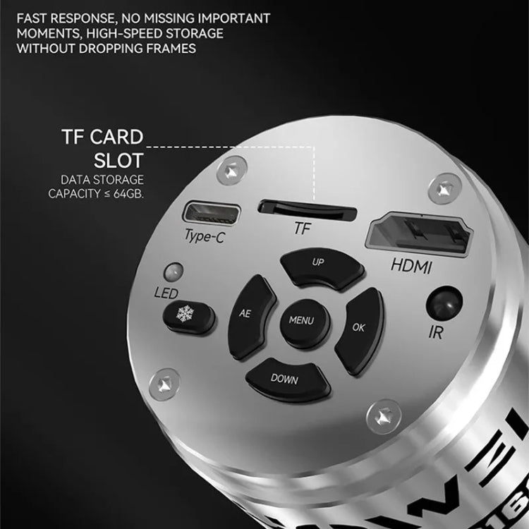 Luowei LW-GK40 UHD 4K Microscope Camera with 5X Digital Zoom / Custom Storage, LW-GK40