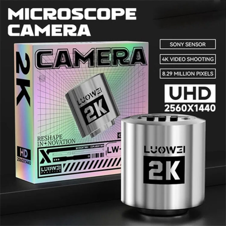 Luowei LW-GK20 UHD 1080P / 2K Microscope Camera with 5X Digital Zoom & Custom Storage, LW-GK20
