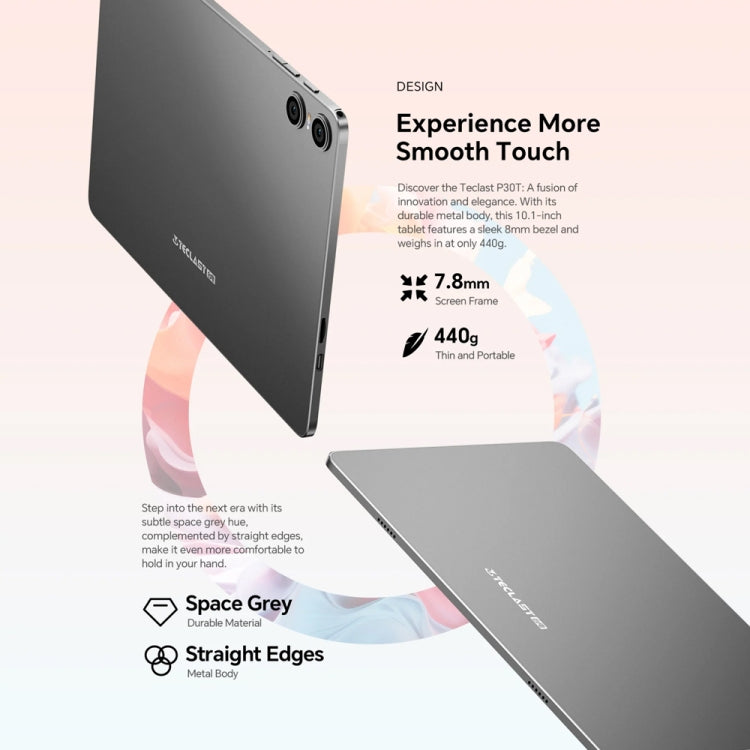 Teclast P30T Tablet PC with Leather Case & Keyboard 10.1 inch WiFi6,  Android 15 Unisoc T606 Octa-core, P30T