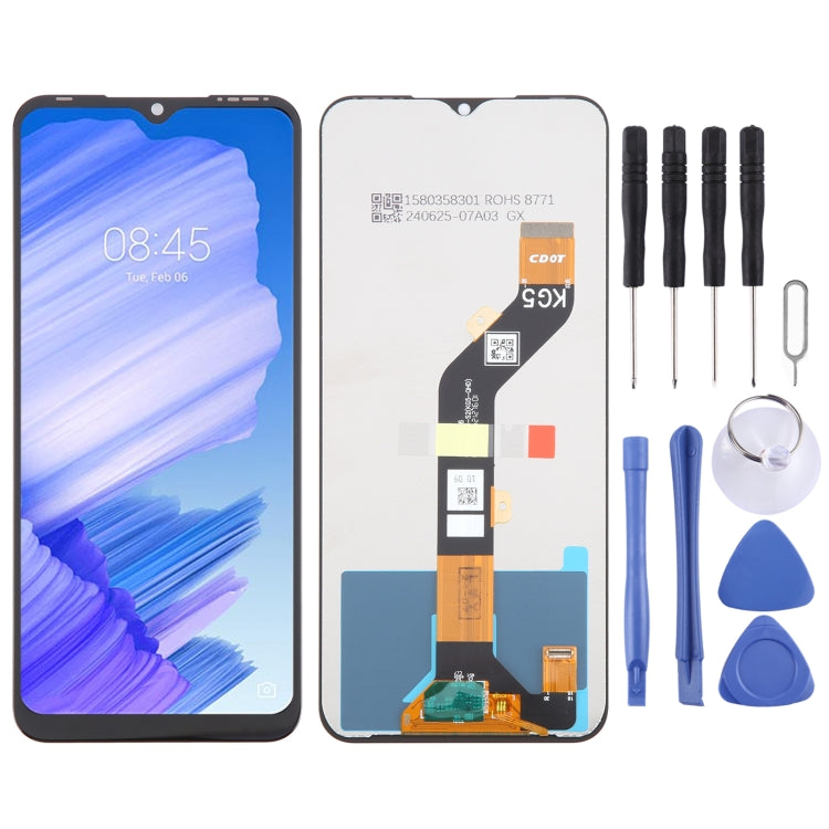 OEM LCD Screen with Digitizer Full Assembly, For Tecno Pop 9 4G, For Tecno Spark GO 2025, For Tecno Spark 30C, For Tecno Spark 20 Pro 5G KJ8, For Tecno Spark 20P, For Tecno Pova 6 Neo, For Tecno Spark 20 Pro 4G KJ6, For Tecno Spark 20C BG7n            ...
