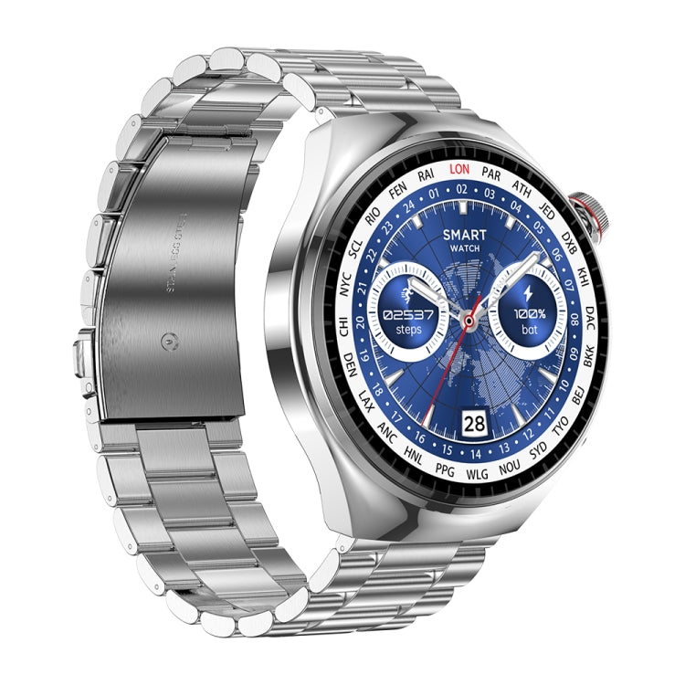 LF38 1.6 inch IPS Screen Steel Strap Smart Watch Supports Blood Oxygen Monitoring
