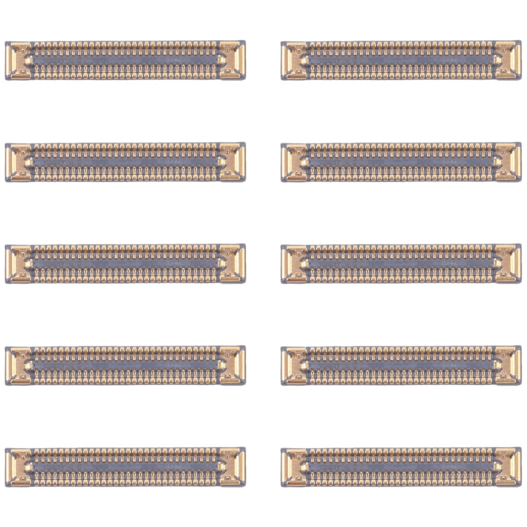 10pcs Motherboard LCD Display FPC Connector, For Samsung Galaxy A25 SM-A256B, For Samsung Galaxy A15 5G SM-A156B, For Samsung Galaxy S24 Ultra SM-S928B, For Samsung Galaxy S24+ SM-S926B, For Samsung Galaxy S24 SM-S921B, For Samsung Galaxy A15 S-A155F  ...
