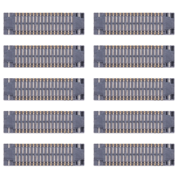 10pcs Motherboard LCD Display FPC Connector, For Samsung Galaxy A25 SM-A256B, For Samsung Galaxy A15 5G SM-A156B, For Samsung Galaxy S24 Ultra SM-S928B, For Samsung Galaxy S24+ SM-S926B, For Samsung Galaxy S24 SM-S921B, For Samsung Galaxy A15 S-A155F  ...