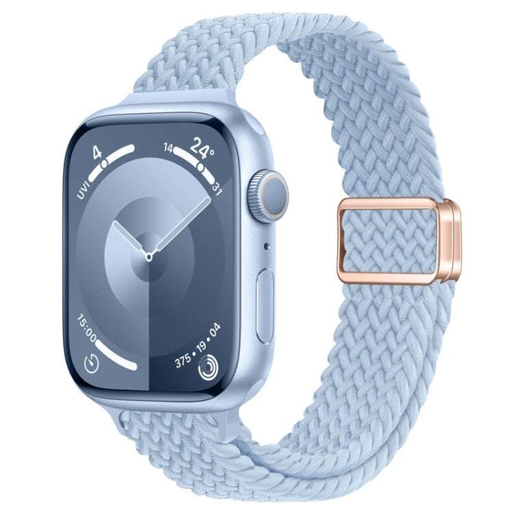 Slim Magnetic Buckle Nylon Braided Watch Band, For Apple Watch SE 2022 40mm, For Apple Watch SE 2022 44mm