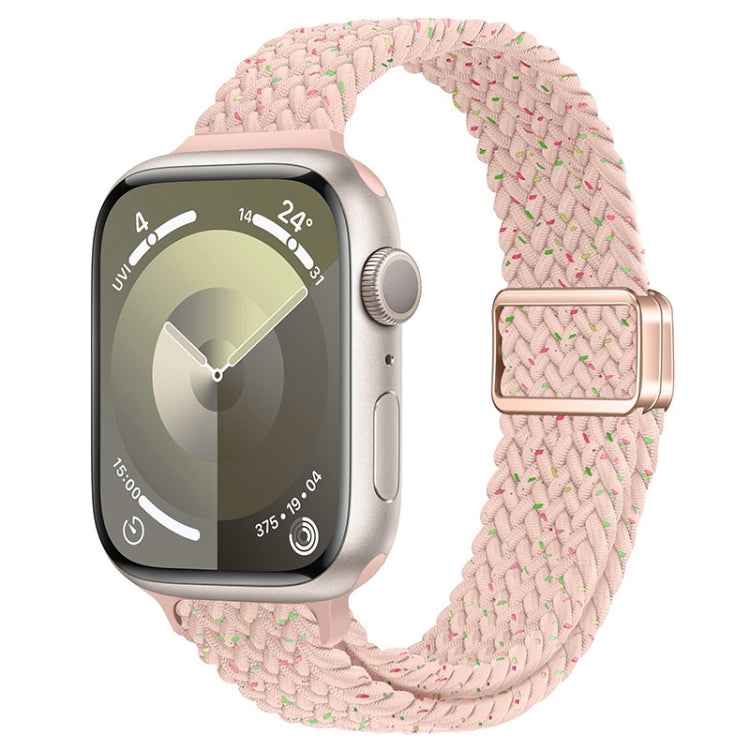 Slim Magnetic Buckle Nylon Braided Watch Band, For Apple Watch SE 2022 40mm, For Apple Watch SE 2022 44mm
