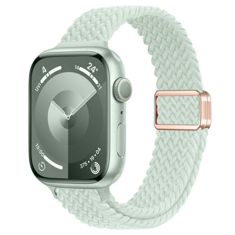 Slim Magnetic Buckle Nylon Braided Watch Band, For Apple Watch SE 2022 40mm, For Apple Watch SE 2022 44mm