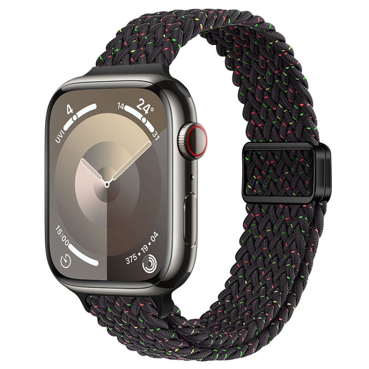 Slim Magnetic Buckle Nylon Braided Watch Band, For Apple Watch SE 2022 40mm, For Apple Watch SE 2022 44mm