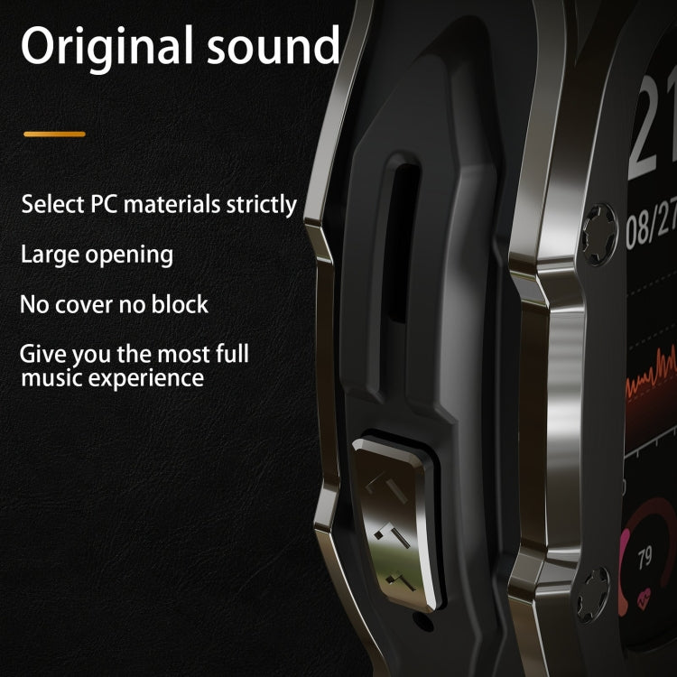 RedPepper Armor Metal Case Integrated Silicone Watch Band, For Apple Watch Ultra 3 / 2 / 1 49mm