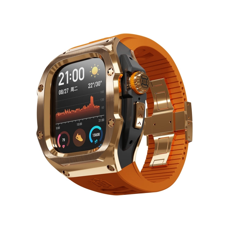 RedPepper Armor Metal Case Integrated Silicone Watch Band, For Apple Watch Ultra 3 / 2 / 1 49mm