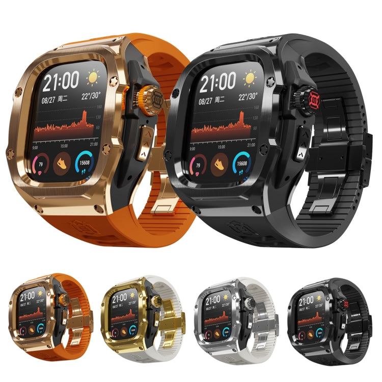 RedPepper Armor Metal Case Integrated Silicone Watch Band, For Apple Watch Ultra 3 / 2 / 1 49mm