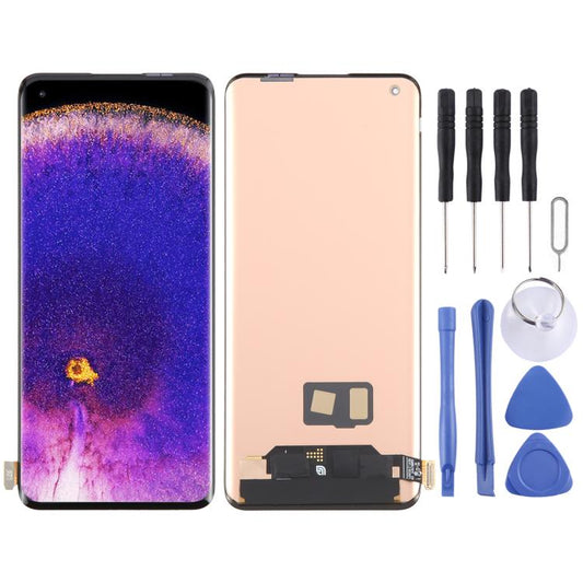 OLED LCD Screen with Digitizer Full Assembly with Fingerprint Identification, For OPPO Find X5 Pro CPH2305, For OPPO Find X3 Pro