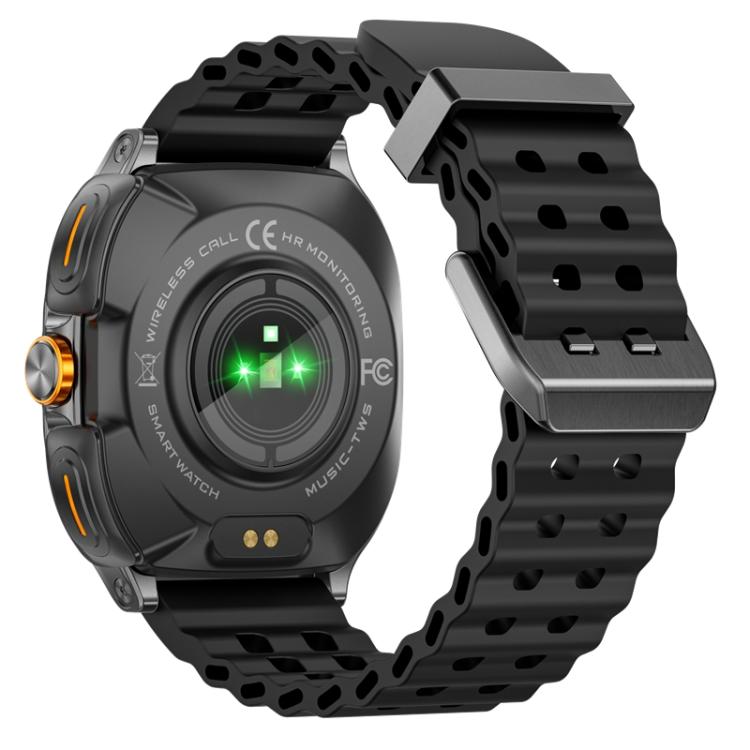 HAMTOD T98 Headphones Smart Watch,1.53 inch, Support Bluetooth Call / NFC / Heart Rate