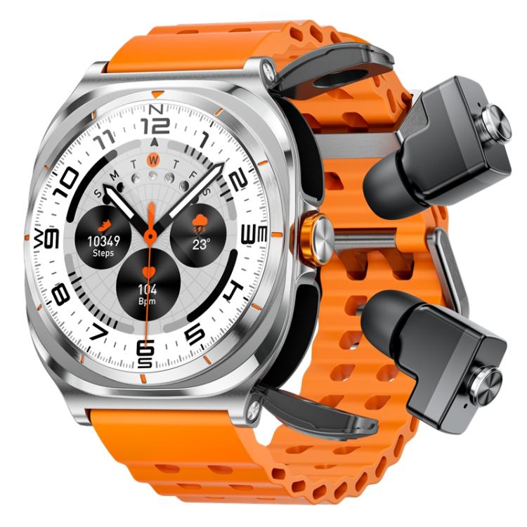 HAMTOD T98 Headphones Smart Watch,1.53 inch, Support Bluetooth Call / NFC / Heart Rate