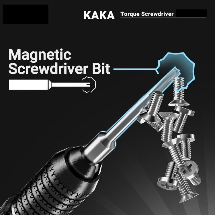 2UUL KAKA Adjustable Torque Magnetic Screwdriver, Tri-Point 0.6, Philips 1.2, Pentalobe 0.8