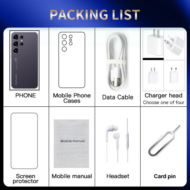 S24 Ultra / ZKU213, 2GB+16GB, 6.56 inch Android 8.1 MTK6580A Quad Core, Network: 3G, Dual SIM, EU Plug, US Plug, UK Plug, AU Plug