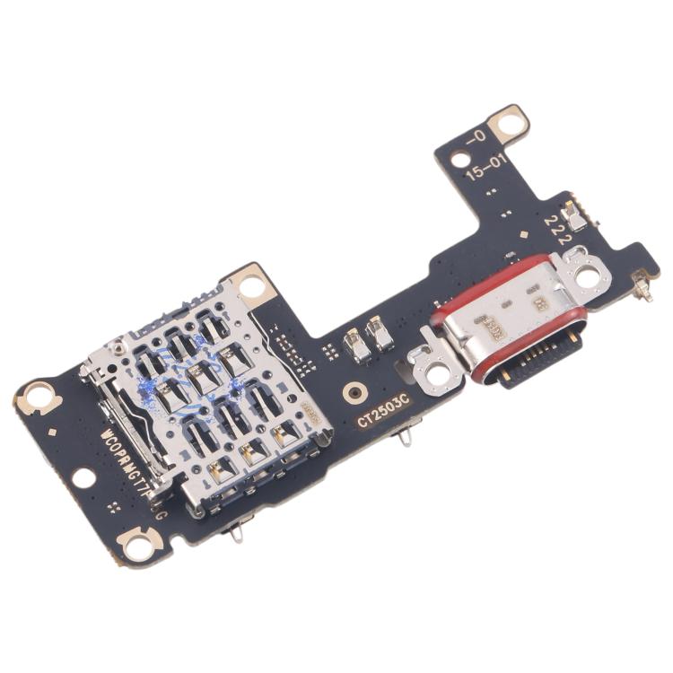 Charging Port Board With SIM Card Holder Socket, Not Supporting Fast Charging, For Realme GT7 5G, For Realme 14 Pro+ 5G RMX5051, For Realme GT7 Pro Racing, For Realme Neo7 5G RMX5060, For Realme GT7 Pro 5G RMX5010 RMX5011