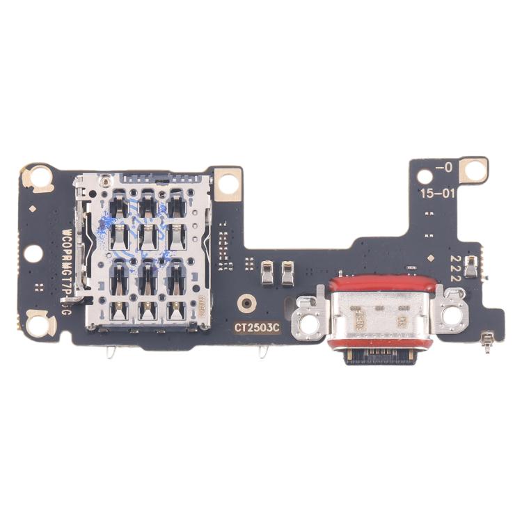 Charging Port Board With SIM Card Holder Socket, Not Supporting Fast Charging, For Realme GT7 5G, For Realme 14 Pro+ 5G RMX5051, For Realme GT7 Pro Racing, For Realme Neo7 5G RMX5060, For Realme GT7 Pro 5G RMX5010 RMX5011