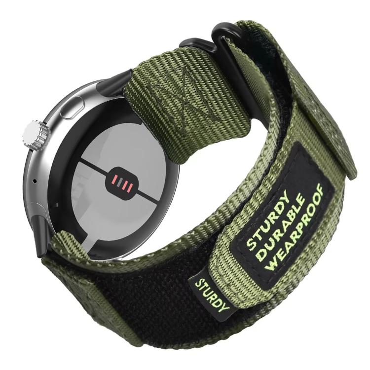 xDfind Quick Release Nylon Hook And Loop Fastener Buckle Watch Band, For Google Pixel Watch 5 / 4 / 3 / 2 / 1 41mm, For Google Pixel Watch 5 / 4 / 3 45mm