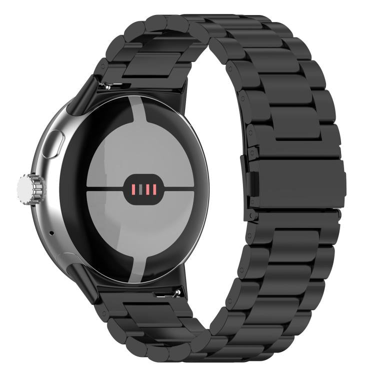 xDfind Three Beads Quick Release Metal Watch Band, For Google Pixel Watch 5 / 4 / 3 / 2 / 1 41mm, For Google Pixel Watch 5 / 4 / 3 45mm