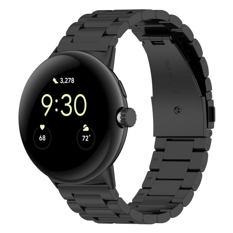 xDfind Three Beads Quick Release Metal Watch Band, For Google Pixel Watch 5 / 4 / 3 / 2 / 1 41mm, For Google Pixel Watch 5 / 4 / 3 45mm