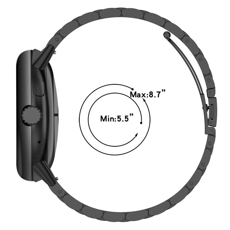 xDfind Three Beads Quick Release Metal Watch Band, For Google Pixel Watch 5 / 4 / 3 / 2 / 1 41mm, For Google Pixel Watch 5 / 4 / 3 45mm
