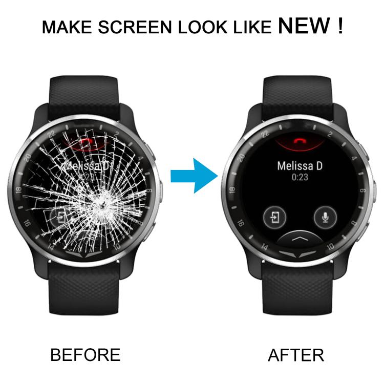 Original LCD Screen with Digitizer Full Assembly, Without NFC Sticker, For Garmin D2 Air X10, For Garmin Vivoactive 6, For Garmin Venu 3S, For Garmin Approach S70 42mm, For Garmin Venu SQ 2 Music