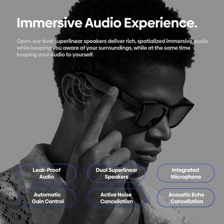 Zeblaze Eyewear AI Shooting Glasses Open-ear Audio AI Assistance