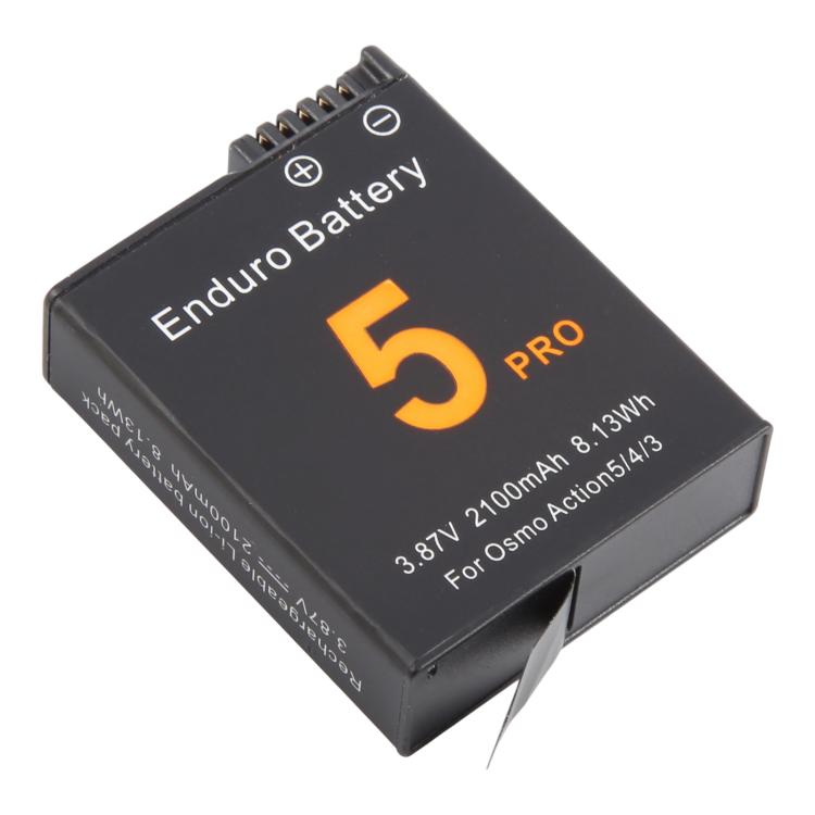 JH-ACT5 2100mAh Battery For DJI OSMO Action 5 Pro / 4 / 3, For DJI OSMO Action 5 Pro