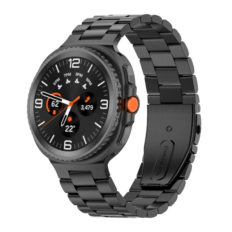 xDfind Three Beads Stainless Steel Watch Band, For Galaxy Watch9 / 8 / 8 Classic