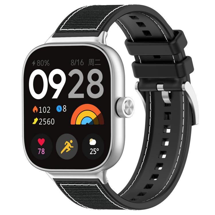 xDfind Hybrid Nylon Braid Silicone Watch Band, For Xiaomi Band 9 Pro/Redmi Watch6/5/4 20mm, For Redmi Watch 3 Active/Watch 3 Lite 20mm, For Redmi Watch 3 20mm