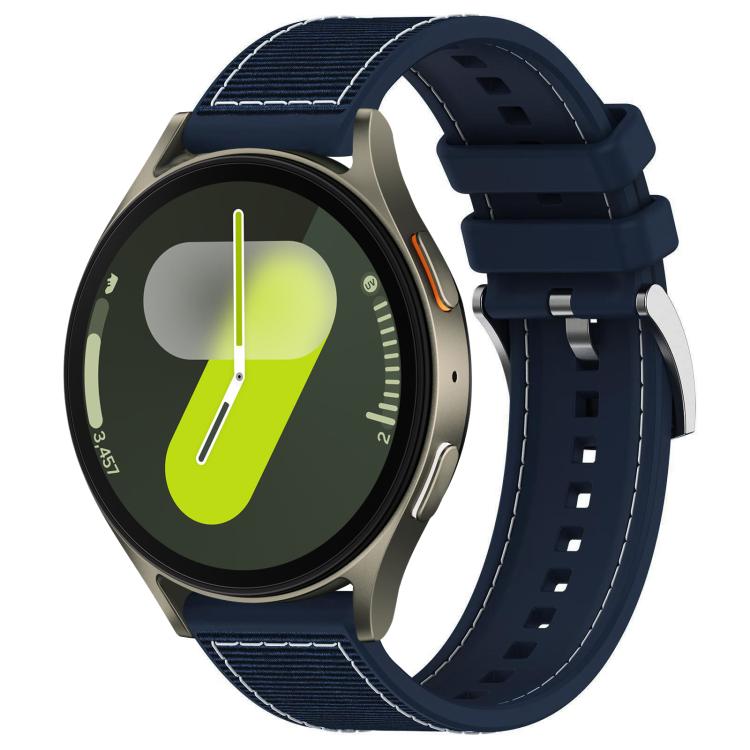 xDfind Hybrid Nylon Braid Silicone Watch Band, For Galaxy Watch Ultra2 2026 / 2025 / 1 2024 22mm, For Galaxy Watch 7 / 6 / 5 / FE 20mm