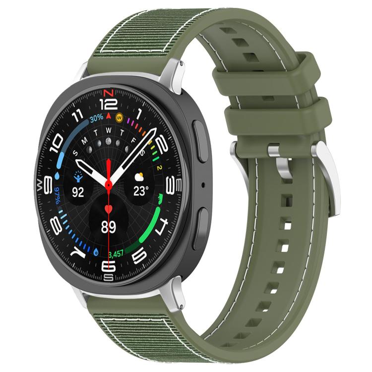 xDfind Hybrid Nylon Braid Silicone Watch Band, For Galaxy Watch Ultra2 2026 / 2025 / 1 2024 22mm, For Galaxy Watch 7 / 6 / 5 / FE 20mm