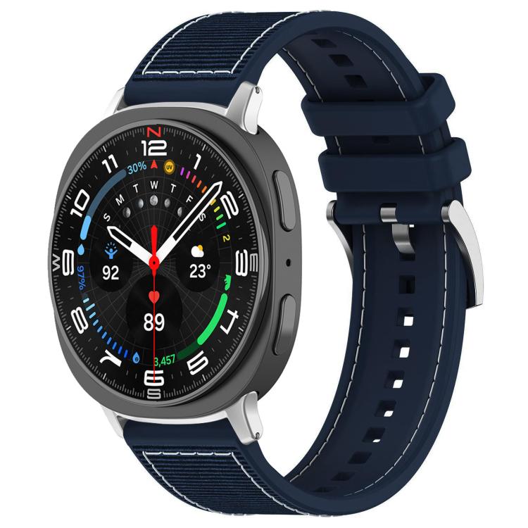 xDfind Hybrid Nylon Braid Silicone Watch Band, For Galaxy Watch Ultra2 2026 / 2025 / 1 2024 22mm, For Galaxy Watch 7 / 6 / 5 / FE 20mm