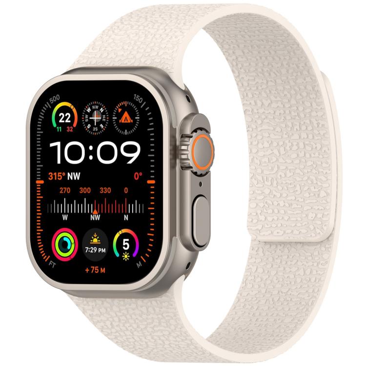 xDfind Litchi Texture Magnetic Silicone Watch Band, For Apple Watch 42 / 44 / 45 / 46 / 49mm, For Apple Watch 38 / 40 / 41 / S10 42mm
