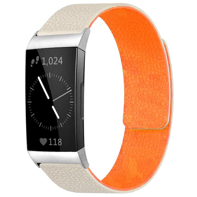 xDfind Litchi Texture Magnetic Silicone Watch Band, For Fitbit Charge 5 / Charge 6, For Fitbit Versa 4/Versa3/Sense2/Sense, For Fitbit Inspire 2 / Ace 3, For Fitbit Charge 4 / Charge 3