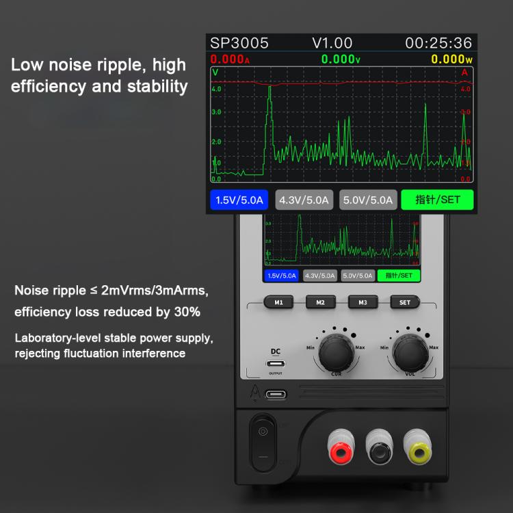 Aixun SP3005 Intelligent Interconnection CNC Programmable DC Power Supply, Aixun SP3005 EU Plug