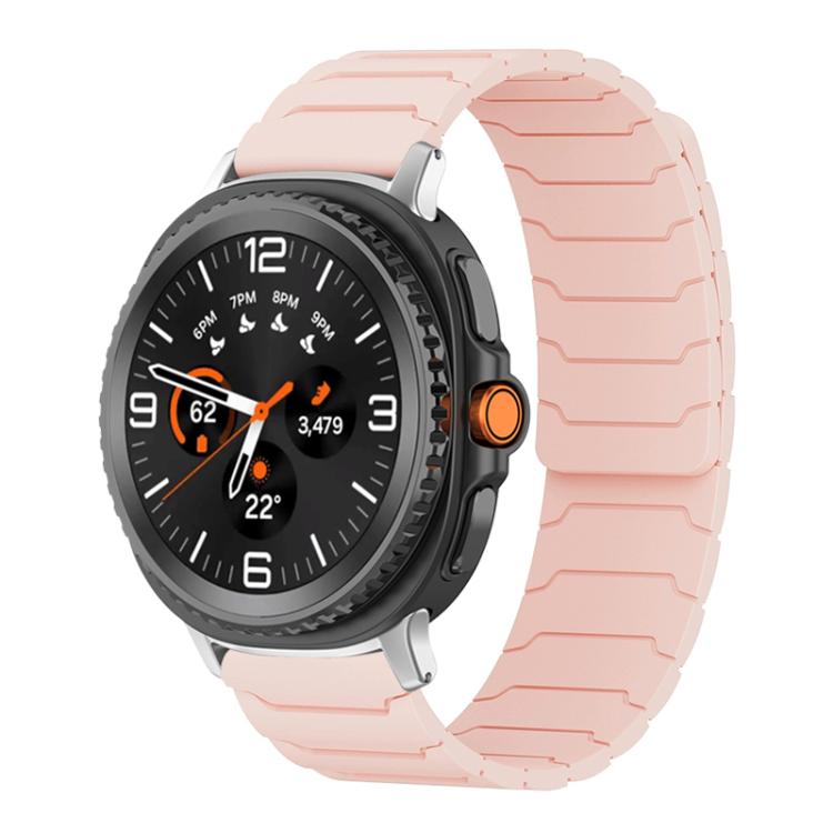 xDfind Magnetic Silicone Watch Band, For Samsung Galaxy Watch Ultra / Ultra 2025, For Samsung Galaxy Watch8 / 8 Classic, For Samsung Galaxy Watch 7 / 6 / 5 / FE